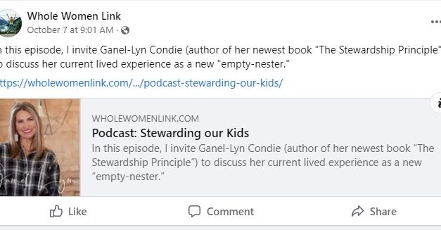 Podcast: Stewarding our Kids