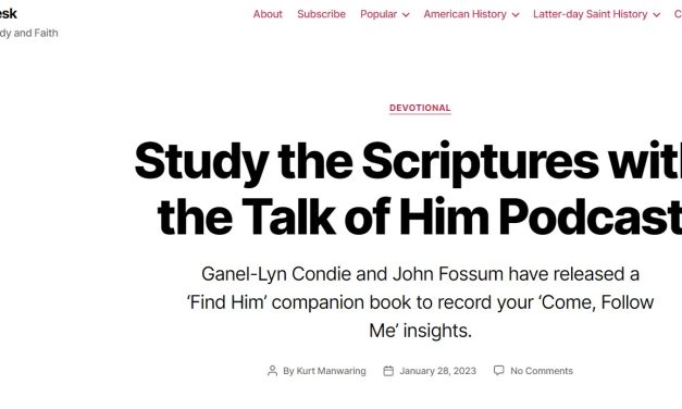 From the Desk: Study the Scriptures with the Talk of Him Podcast