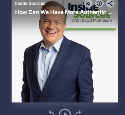 How Can We Have More Authentic Conversations in the Workplace?: INSIDE SOURCES