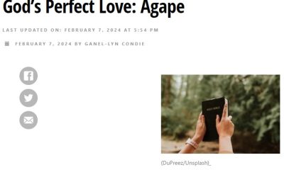 God’s Perfect Love: Agape (PATHEOS)